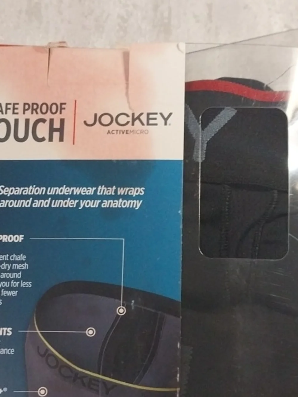 Jockey Men’s Active Micro Boxer Briefs - Black and Gray